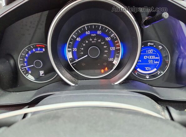 3HGGK5H41LM718429 2020 HONDA FIT Orange Вид щитка приладів