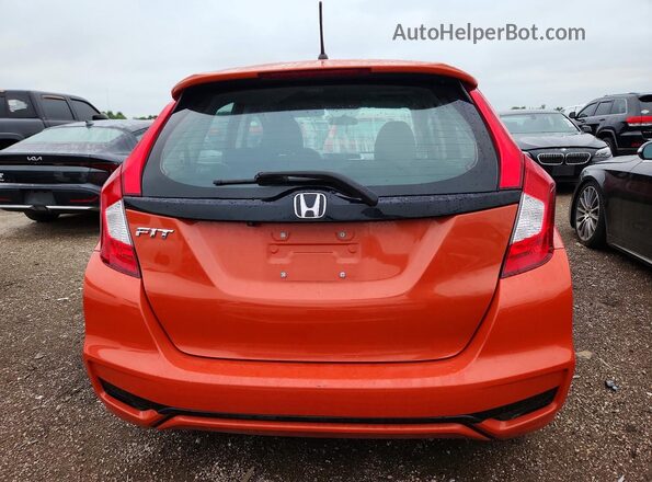 3HGGK5H41LM718429 2020 HONDA FIT Orange Вид ззаду