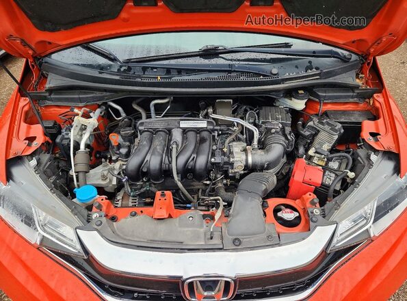 3HGGK5H41LM718429 2020 HONDA FIT Orange Вид задньої частини салону