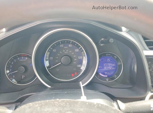 3HGGK5H42KM740034 2019 HONDA FIT Silver Instrument cluster view