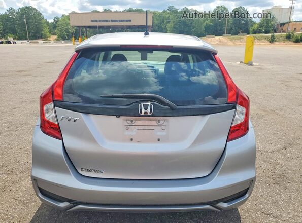 3HGGK5H42KM740034 2019 HONDA FIT Silver Rear view