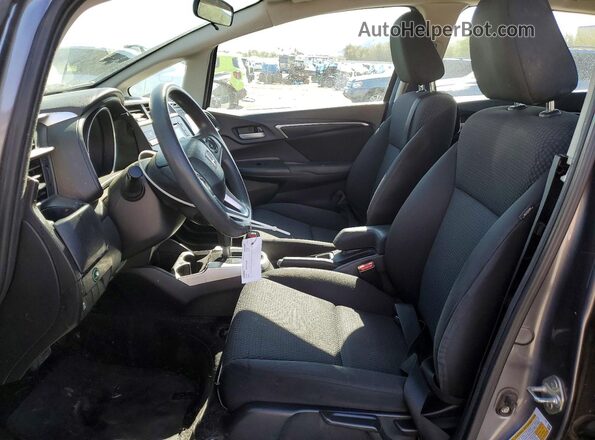 3HGGK5H43KM736865 2019 HONDA FIT Gray Вид салону спереду