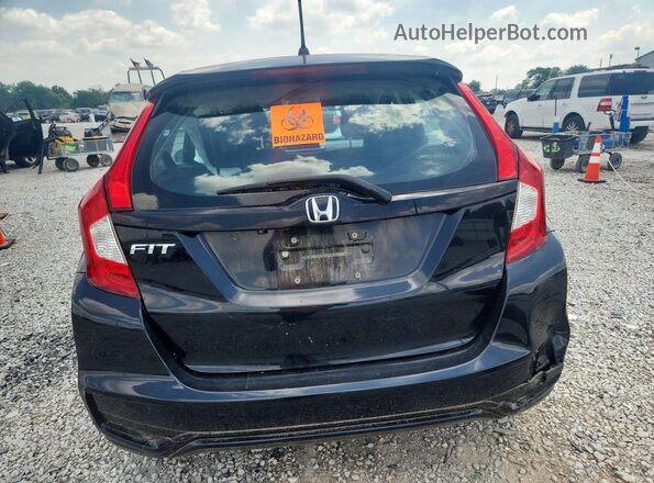 3HGGK5H43KM739989 2019 HONDA FIT Black Rear view