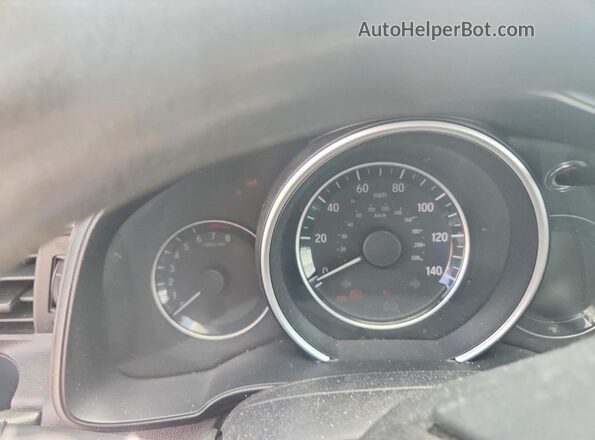 3HGGK5H43KM739989 2019 HONDA FIT Black Instrument cluster view