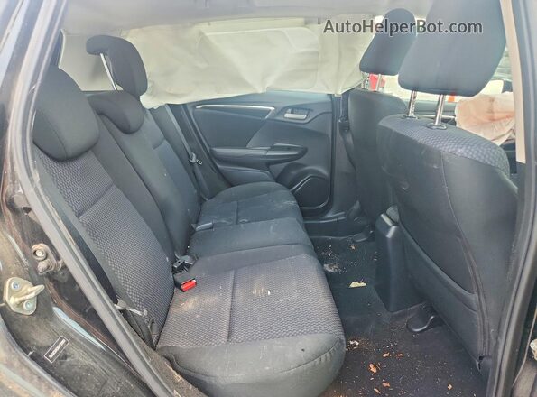 3HGGK5H43KM739989 2019 HONDA FIT Black Rear seats view