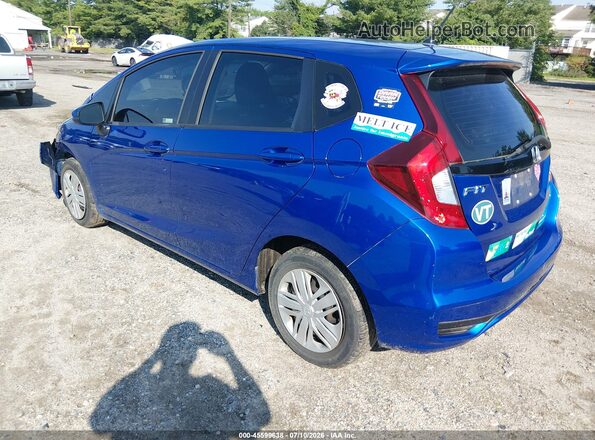 3HGGK5H44KM719797 2019 HONDA FIT Синий Задняя левая четверть