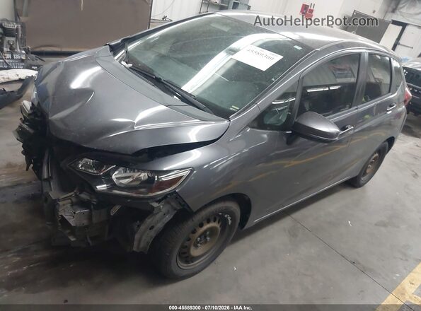 3HGGK5H44KM753545 2019 HONDA FIT Gray Front left