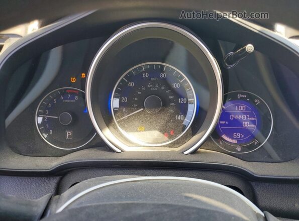 3HGGK5H44LM707554 2020 HONDA FIT Silver Instrument cluster view