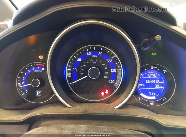 3HGGK5H45KM737872 2019 HONDA FIT Black Հետևի նստատեղերի տեսք
