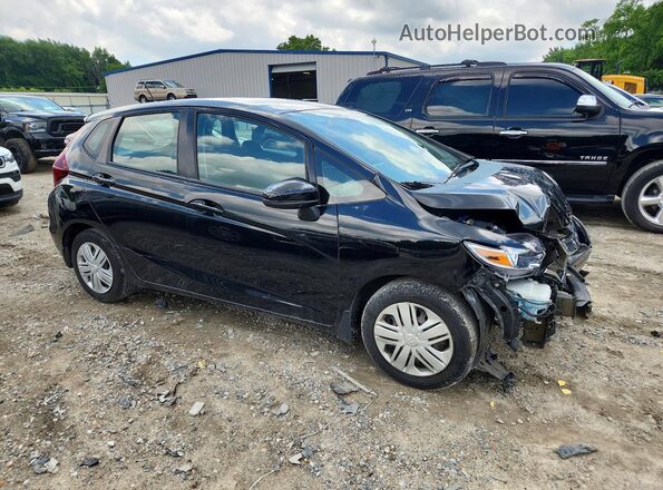 3HGGK5H46JM732100 2018 HONDA FIT Черный Передняя правая четверть