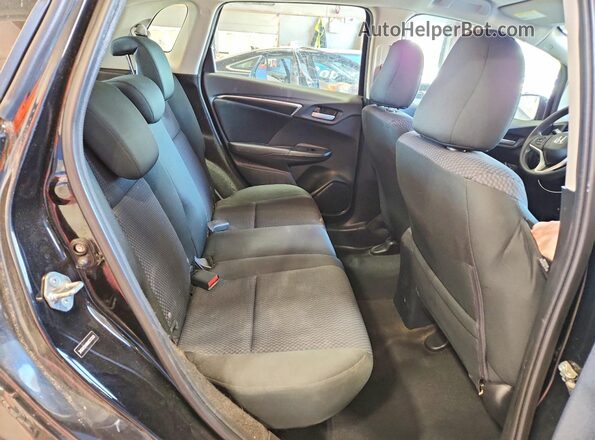 3HGGK5H46KM737203 2019 HONDA FIT Black Widok tylnych siedzeń