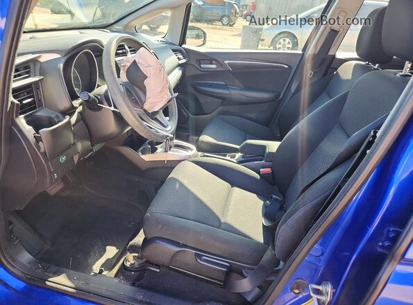 3HGGK5H46KM738318 2019 HONDA FIT Blue წინა სალონის ხედი
