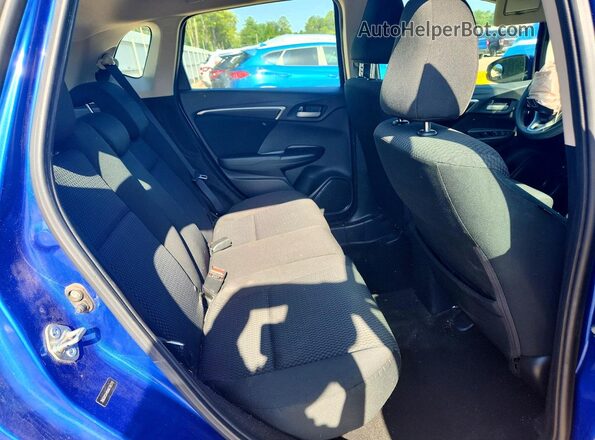 3HGGK5H46KM738318 2019 HONDA FIT Blue უკანა სავარძლების ხედი