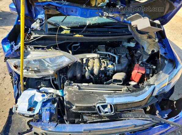 3HGGK5H46KM738318 2019 HONDA FIT Blue უკანა სალონის ხედი