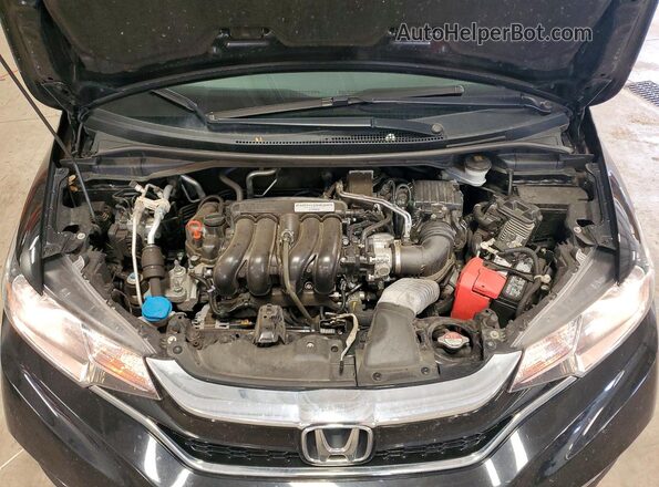 3HGGK5H46KM753482 2019 HONDA FIT Black Սալոնի հետևի տեսք