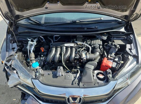 3HGGK5H46LM701920 2020 HONDA FIT Gray Widok wnętrza z tyłu