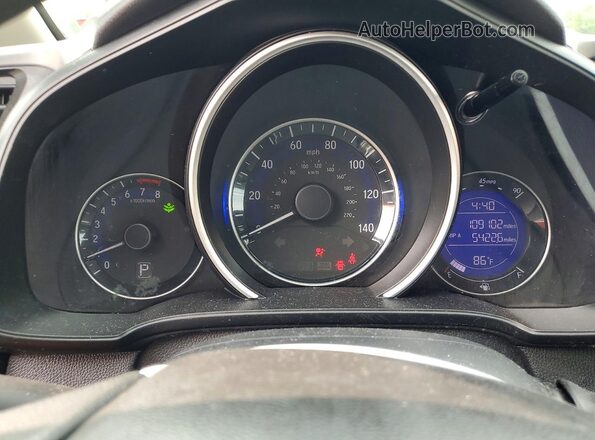 3HGGK5H46LM710522 2020 HONDA FIT Черный Вид щитка приборов