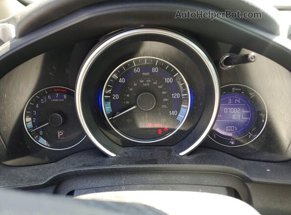 3HGGK5H46LM710990 2020 HONDA FIT Silver ხელსაწყოთა პანელის ხედი