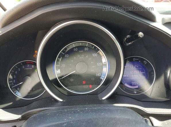 3HGGK5H47KM707434 2019 HONDA FIT Gray Widok zestawu wskaźników