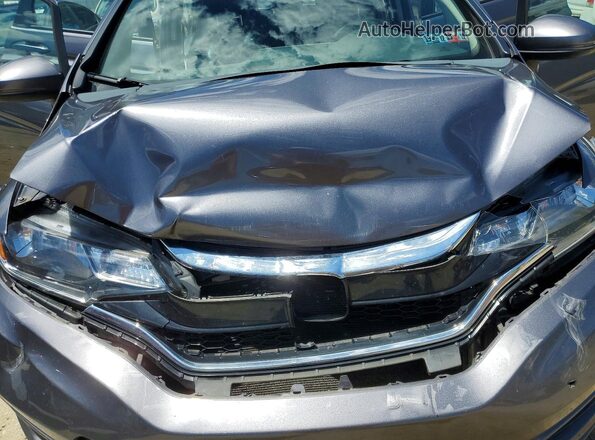 3HGGK5H47KM707434 2019 HONDA FIT Gray Widok wnętrza z tyłu