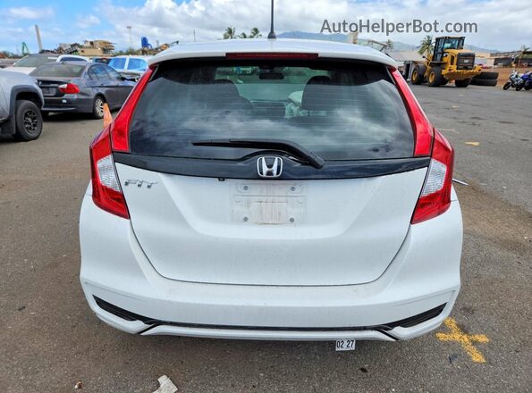 3HGGK5H47KM731586 2019 HONDA FIT White Rear view