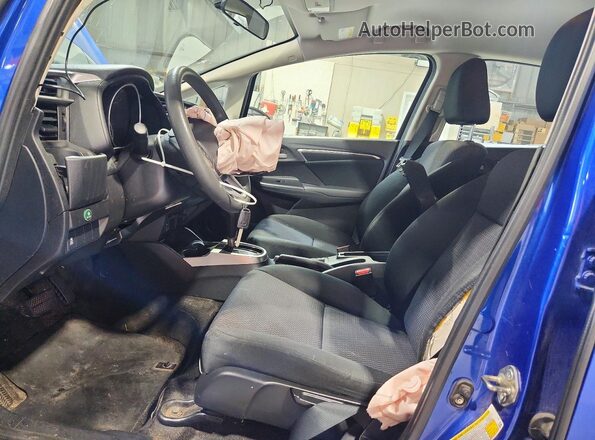 3HGGK5H48KM715266 2019 HONDA FIT Blue Vista interior delantera