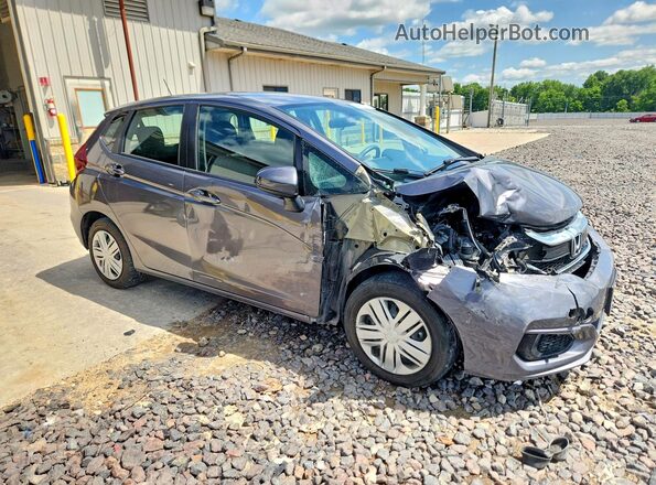 3HGGK5H48LM733218 2020 HONDA FIT Gray Delantero derecho