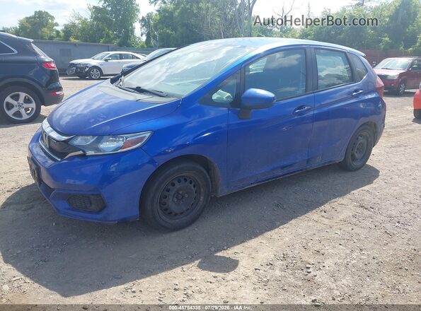 3HGGK5H49KM745005 2019 HONDA FIT Blue წინა მარცხენა ხედი სამი მეოთხედიდან
