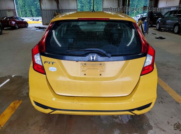 3HGGK5H4XJM726235 2018 HONDA FIT Yellow Vista trasera