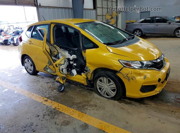 3HGGK5H4XJM726235 2018 HONDA FIT Yellow Delantero derecho