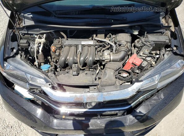 3HGGK5H4XKM705516 2019 HONDA FIT Черный Вид задней части салона