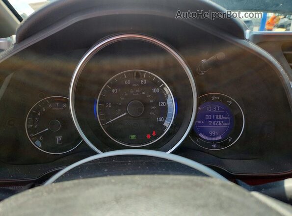 3HGGK5H4XLM726335 2020 HONDA FIT Черный Вид щитка приборов
