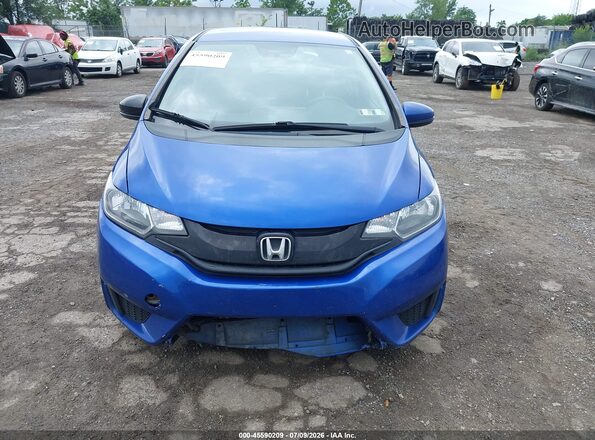 3HGGK5H51HM708290 2017 HONDA FIT Blue Вид щитка приладів