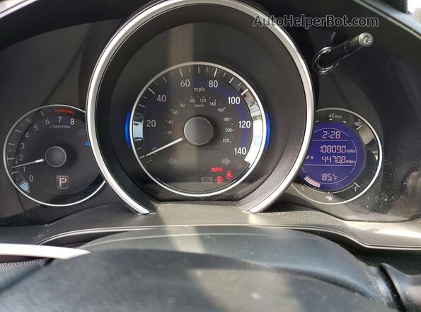 3HGGK5H58HM704012 2017 HONDA FIT Silver Vista del cuadro de instrumentos