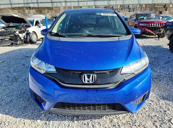 3HGGK5H58HM708075 2017 HONDA FIT Blue წინა ხედი