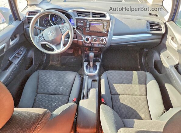 3HGGK5H58HM708075 2017 HONDA FIT Blue წინა პანელის ხედი