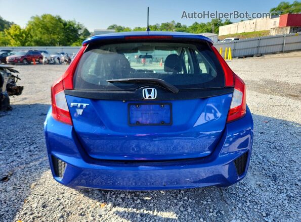 3HGGK5H58HM708075 2017 HONDA FIT Blue უკანა ხედი