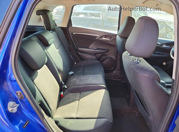 3HGGK5H58HM708075 2017 HONDA FIT Blue უკანა სავარძლების ხედი
