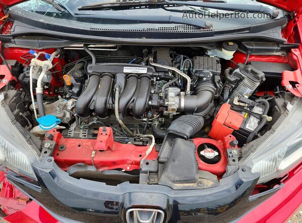 3HGGK5H59HM707713 2017 HONDA FIT Red უკანა სალონის ხედი