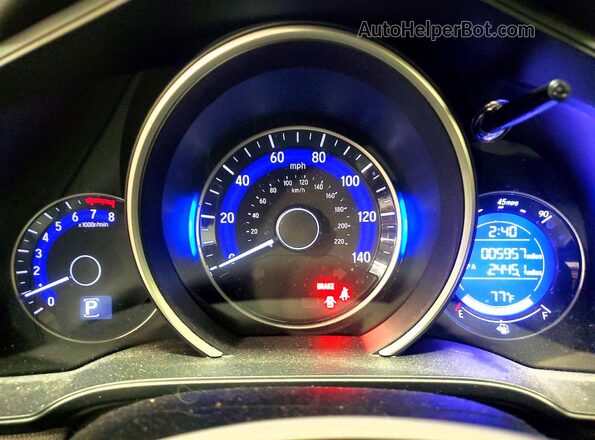 3HGGK5H61LM711739 2020 HONDA FIT Blue Vista del cuadro de instrumentos