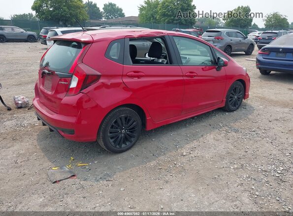 3HGGK5H63JM720746 2018 HONDA FIT Red Tył prawy