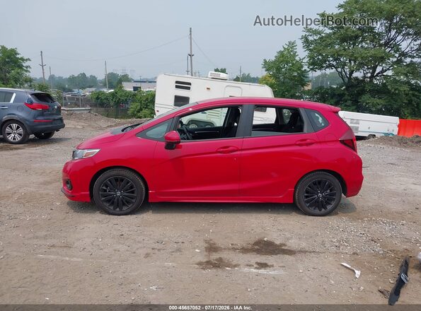 3HGGK5H63JM720746 2018 HONDA FIT Red Widok wnętrza 360 stopni