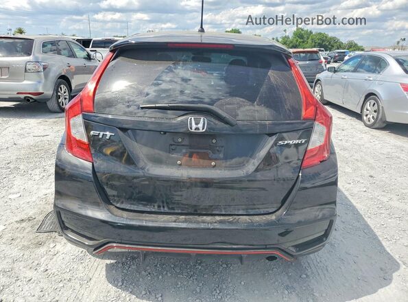 3HGGK5H63LM706641 2020 HONDA FIT Black Вид ззаду