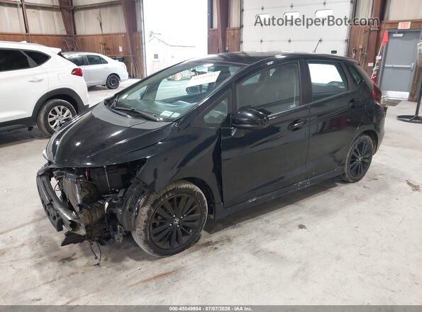 3HGGK5H63LM731328 2020 HONDA FIT Черный Передняя левая четверть