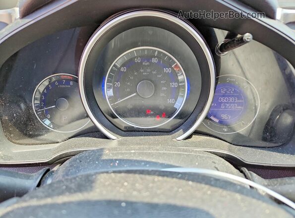 3HGGK5H64JM717080 2018 HONDA FIT Blue Սարքավորումների վահանակի տեսք