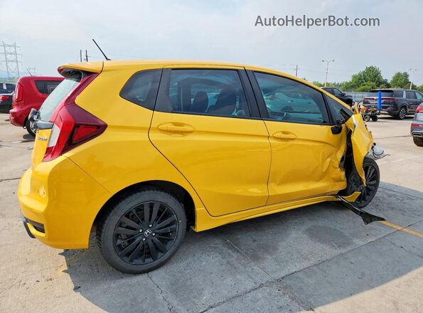 3HGGK5H64JM722196 2018 HONDA FIT Yellow Tył prawy