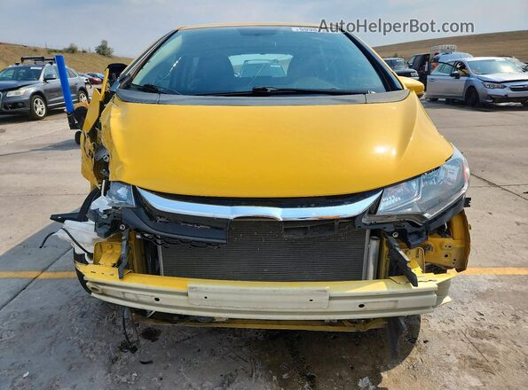 3HGGK5H64JM722196 2018 HONDA FIT Yellow Widok z przodu