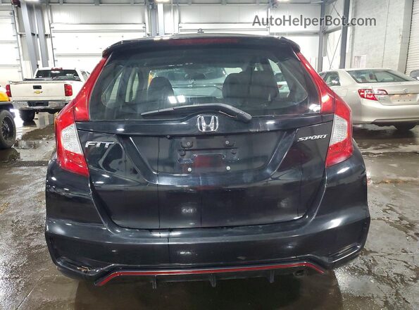 3HGGK5H65KM717431 2019 HONDA FIT Black Հետևի տեսք