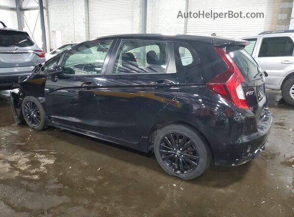 3HGGK5H65KM717431 2019 HONDA FIT Black Հետևի ձախ