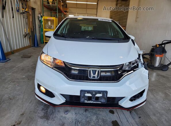 3HGGK5H66JM707649 2018 HONDA FIT White Front view